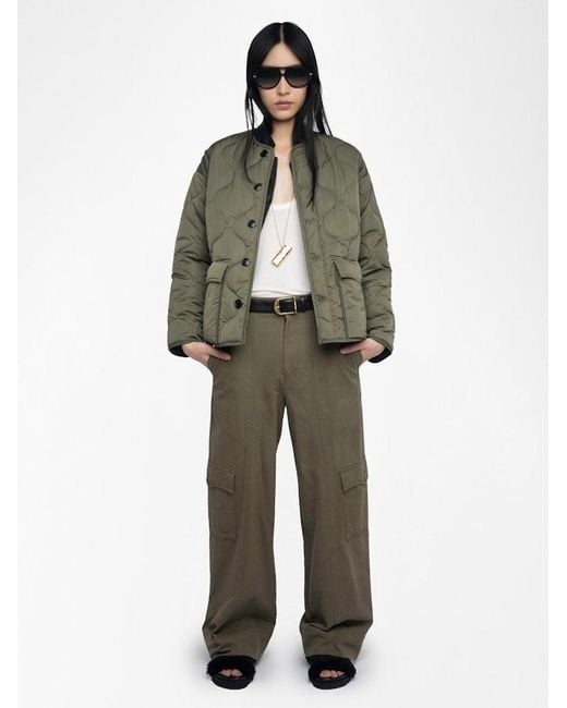 Zadig & Voltaire Green Bunji Parka