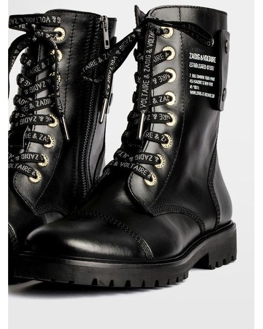 Zadig & Voltaire Black Joe Smooth Boot