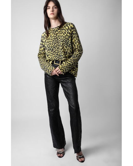 Zadig and voltaire leopard sweater shop