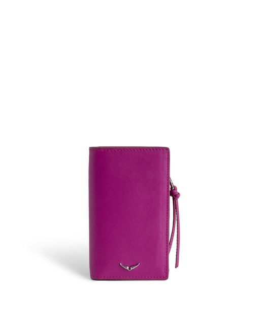 Porte-cartes compact eternal Zadig & Voltaire en coloris Purple