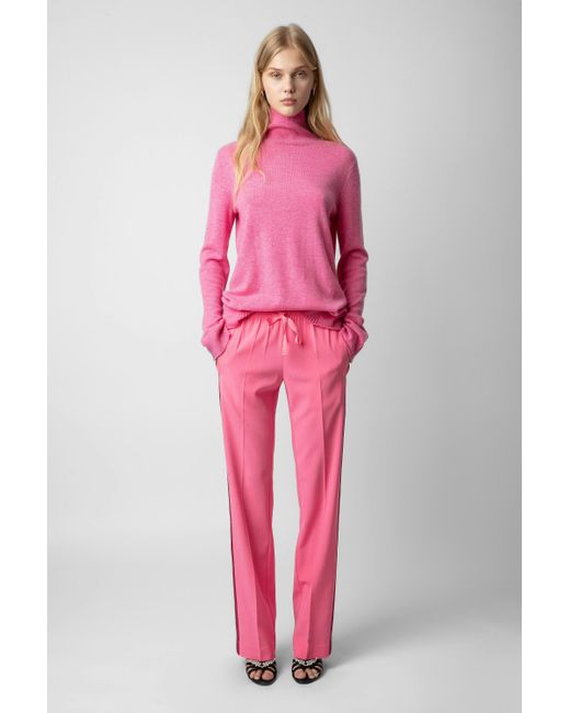 Zadig & Voltaire Pink Pomy Trousers
