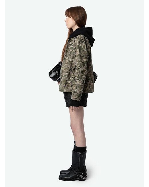Zadig & Voltaire Gray Krisa Parka