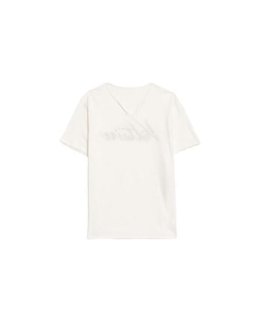 Zadig & Voltaire White Monastir Henley T-Shirt for men