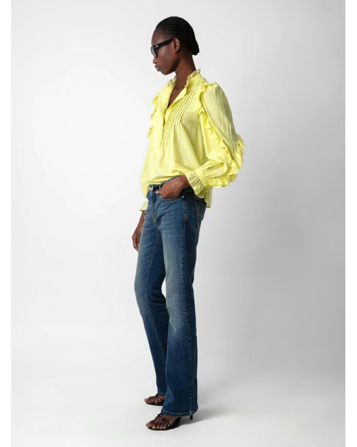 Zadig & Voltaire Yellow Bluse Timmy