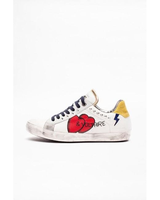 Sneakers zadig used Zadig & Voltaire en coloris Blanc | Lyst