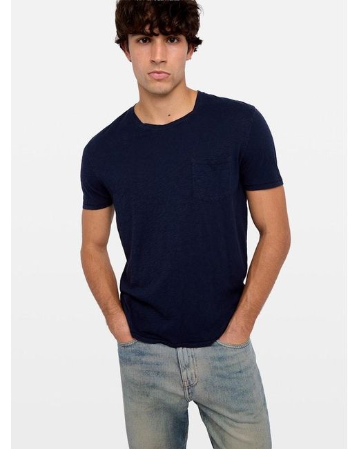 Zadig & Voltaire Blue Stockholm T-Shirt for men