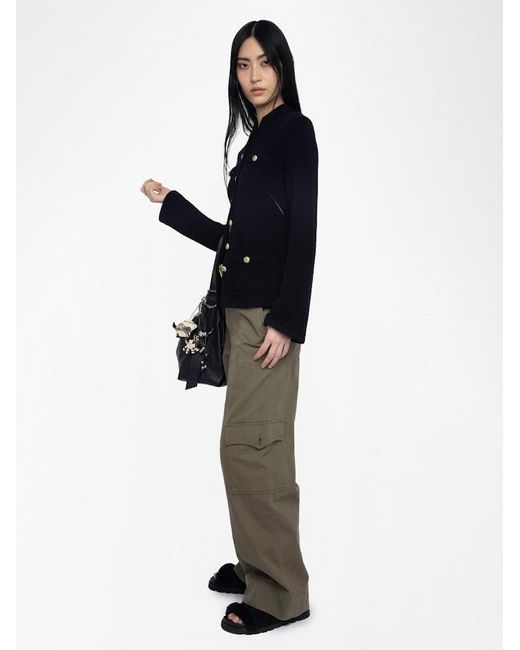 Zadig & Voltaire Black Lucy Cardigan