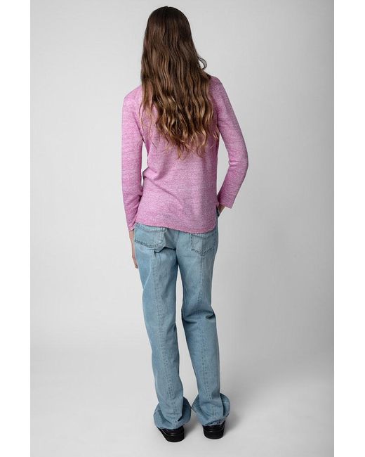 Zadig & Voltaire Pink Amber Li Sweater
