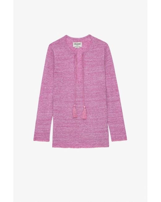 Zadig & Voltaire Pink Amber Li Sweater