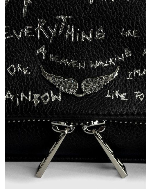 Zadig & Voltaire Black Rock Mini Clutch