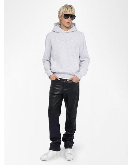 Zadig & Voltaire White Sweatshirt Sanchi for men