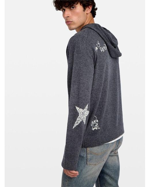 Zadig & Voltaire Blue Malay Jumper for men