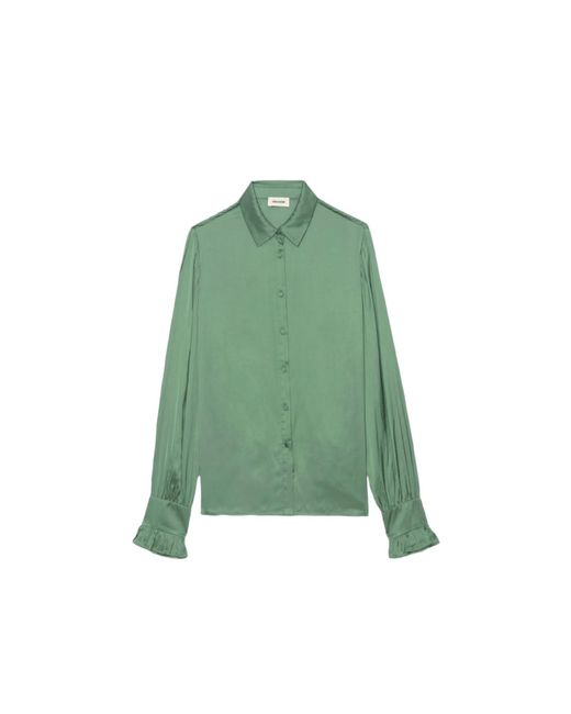 Zadig & Voltaire Green Thely Shirt