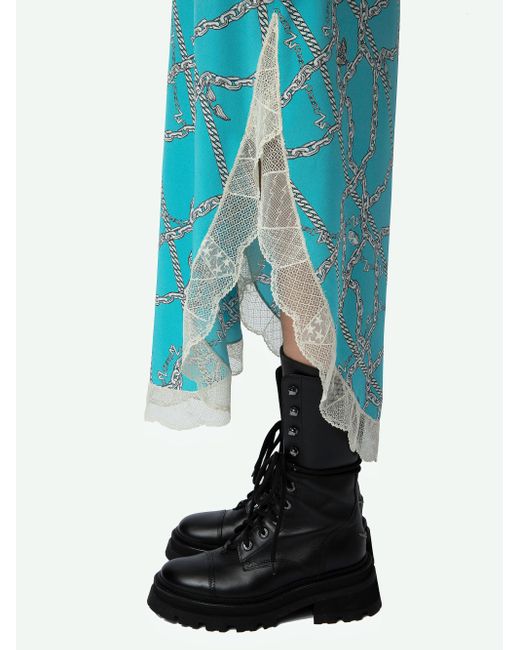 Zadig & Voltaire Blue Ristyl Silk Dress