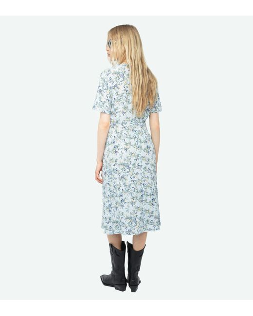 Zadig & Voltaire Blue Rhodral Dress