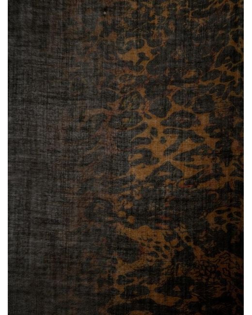 Zadig & Voltaire Brown Judy Leopard Scarf