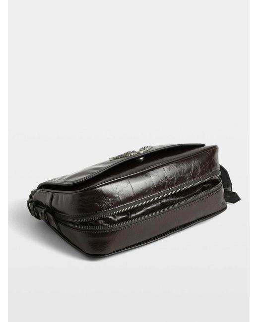Zadig & Voltaire Black Le Zouzou Vintage Patent Bag
