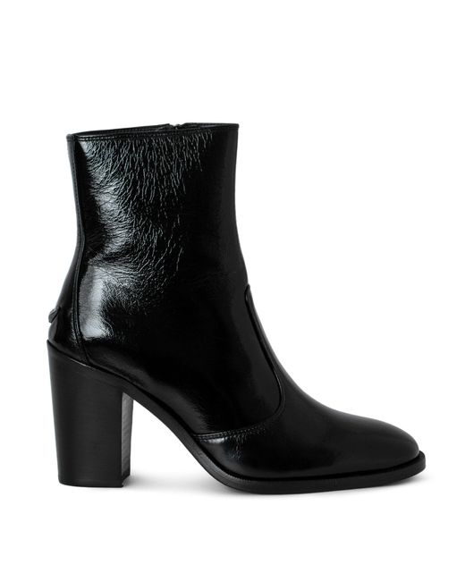Zadig & Voltaire Black Preiser Ankle Boots