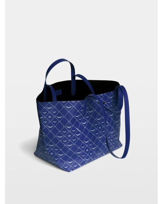 Zadig & Voltaire Blue Z Shopper Xl Monogram Bag