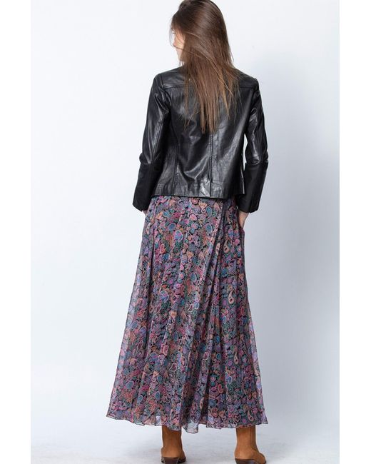 Jupe Joyo Long Print Mandala Zadig & Voltaire en coloris Noir | Lyst