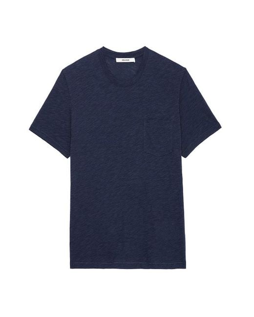 Camiseta Stockholm Flamme Zadig & Voltaire de hombre de color Blue
