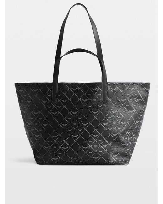 Zadig & Voltaire Black Bag Z Shopper Xl Revoltaire