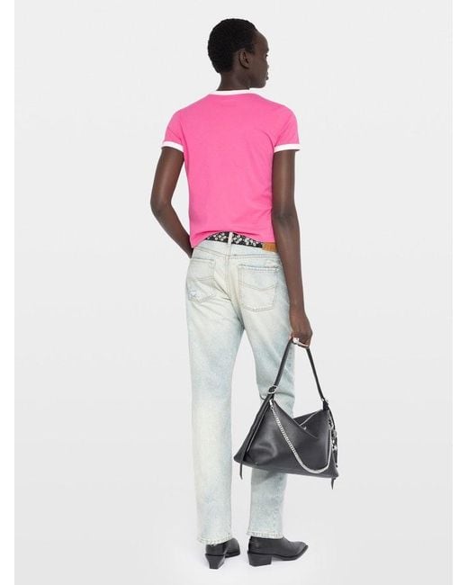 Zadig & Voltaire Pink T-Shirt Woos