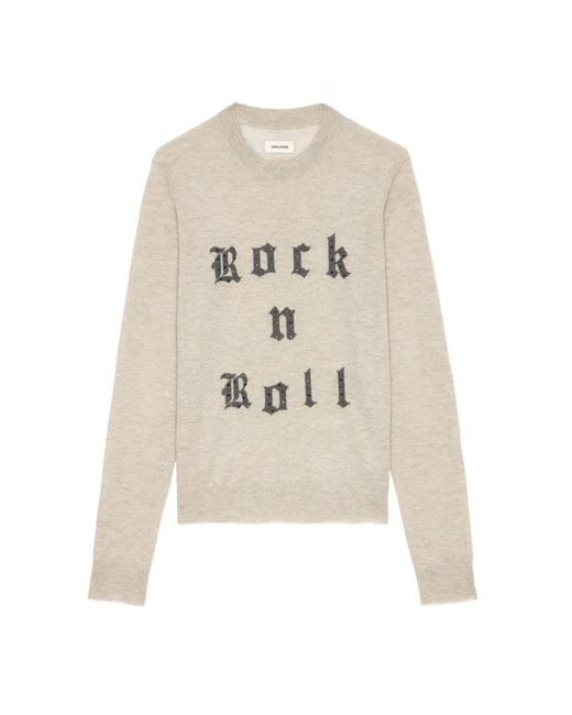 Jersey Ivy 100% Cachemira Zadig & Voltaire de color White