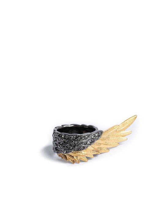 Bague rock feather spread your wings Zadig & Voltaire Lyst