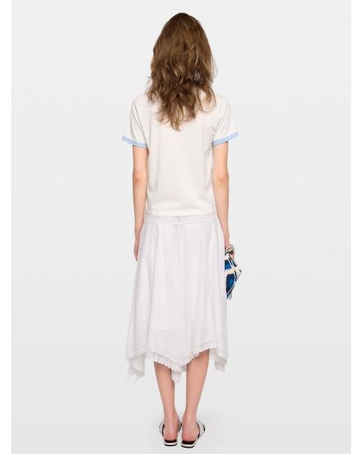 Zadig & Voltaire White Jetro Skirt