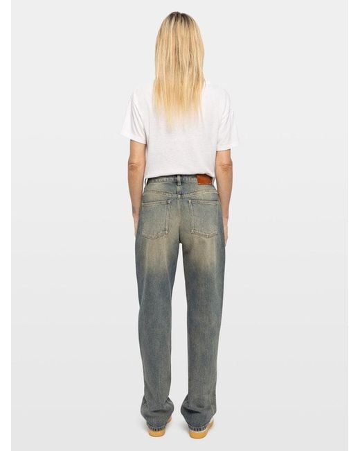 Zadig & Voltaire Gray Ete Jeans