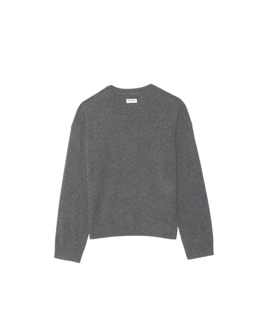 Zadig & Voltaire Gray Marko Jumper for men