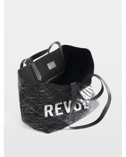 Zadig & Voltaire Black Bag Z Shopper Xl Revoltaire