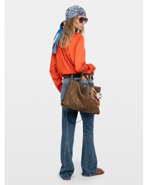 Zadig & Voltaire Orange Tink Shirt