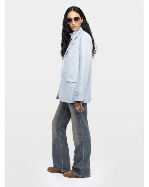 Zadig & Voltaire Blue Blazer Vanille