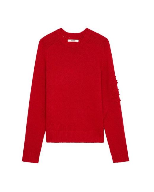 Zadig & Voltaire Red Jordan Arrow Jumper for men