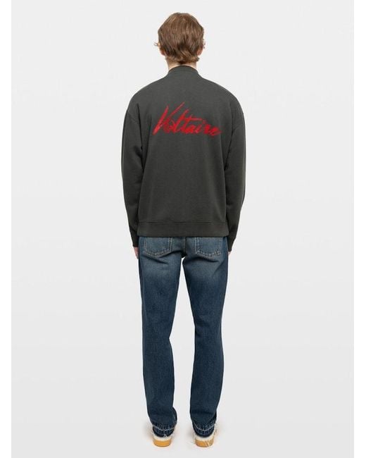 Zadig & Voltaire Gray Moy Sweatshirt for men