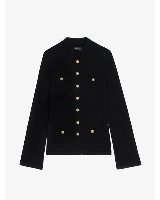 Zadig & Voltaire Black Lucy Cardigan