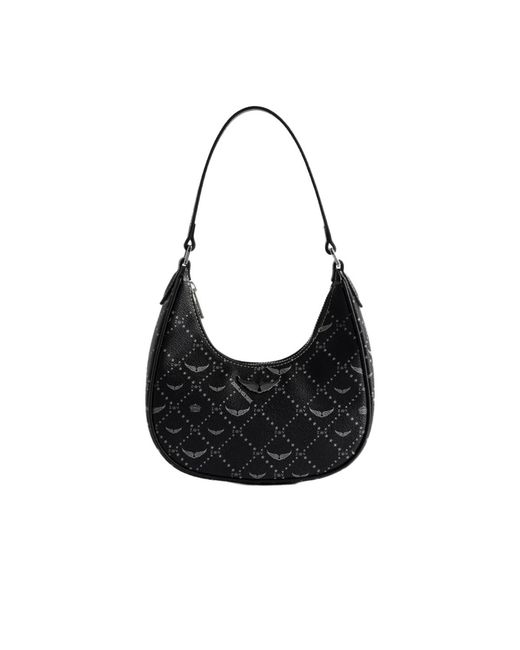 Zadig & Voltaire Black Z Night Out Monogram Bag