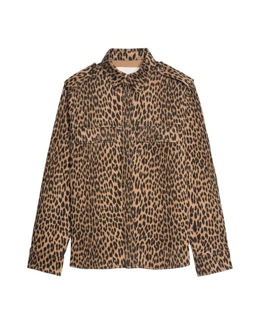 Zadig & Voltaire Brown Hemd Taskam Denim