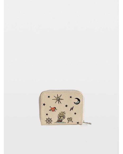 Zadig & Voltaire Metallic Mini Zv Tattoo Purse