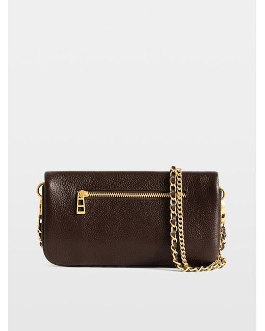 Zadig & Voltaire Brown Rock Mini Clutch