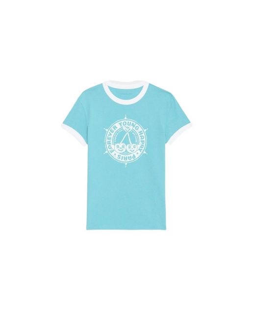Zadig & Voltaire Blue Walk Insignia T-shirt