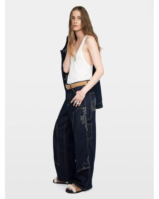 Zadig & Voltaire Blue Jean Perya