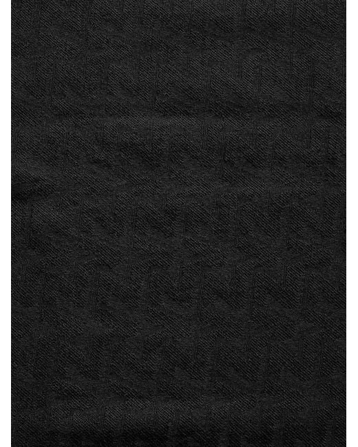 Zadig & Voltaire Black Glenn Zv Initiale Scarf