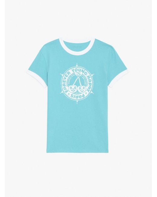 Zadig & Voltaire Blue Walk Insignia T-shirt
