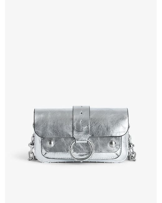 Zadig & Voltaire Gray Kate Wallet Bag