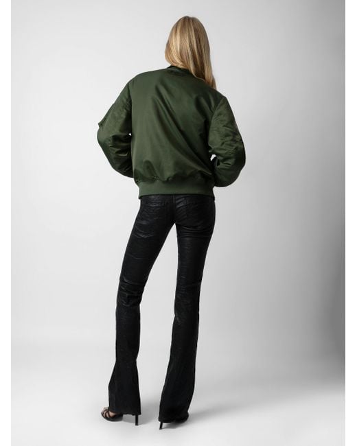 Zadig & Voltaire Green Bolid Jacket