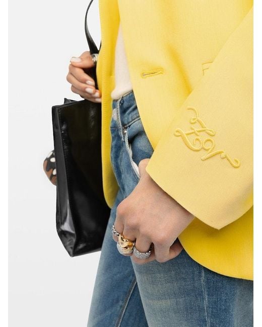 Zadig & Voltaire Yellow Blazer Vanille