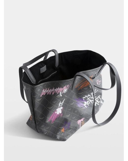 Zadig & Voltaire Black Z Shopper Xl Monogram Tag Bag